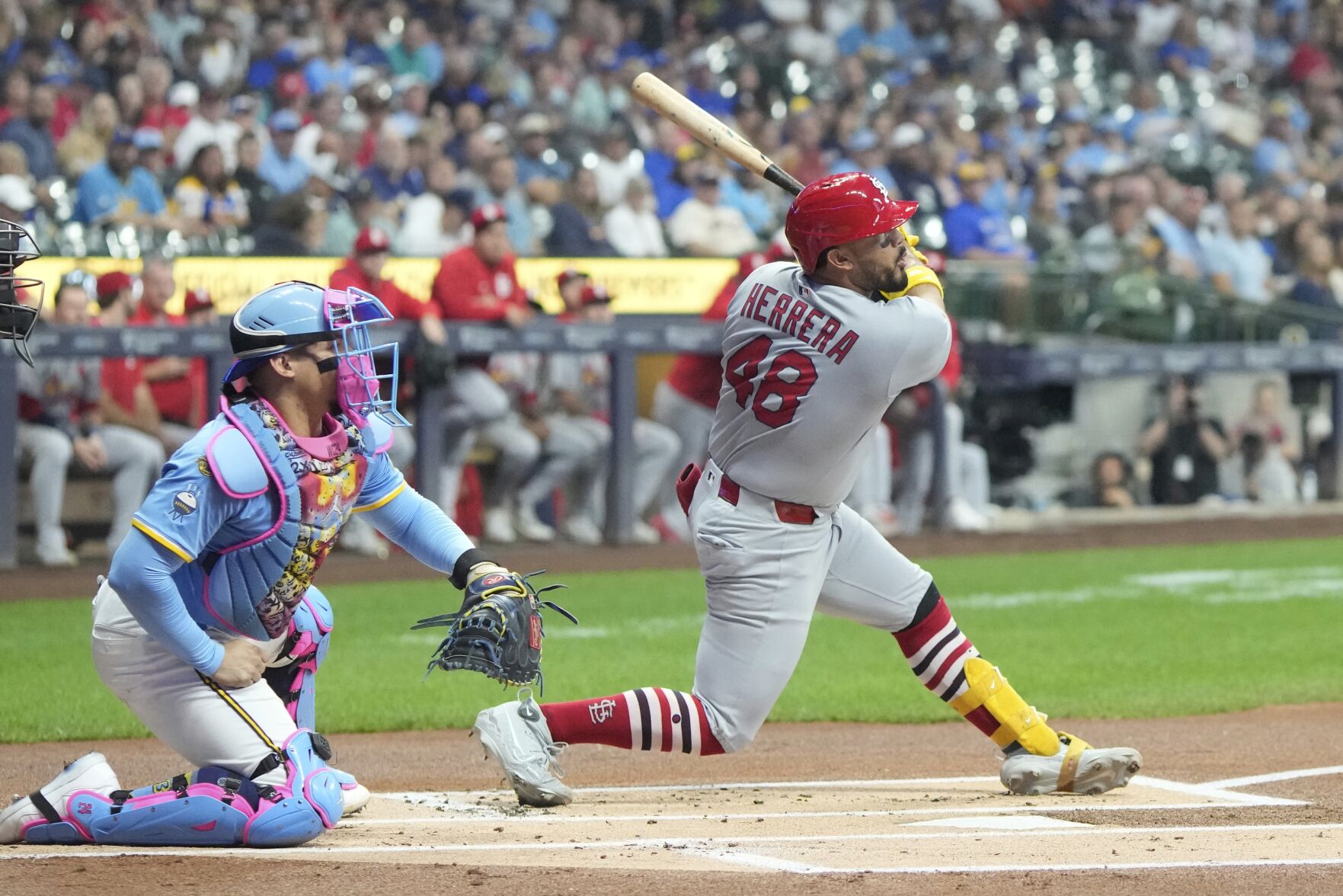 Cardinals Brewers Baseball